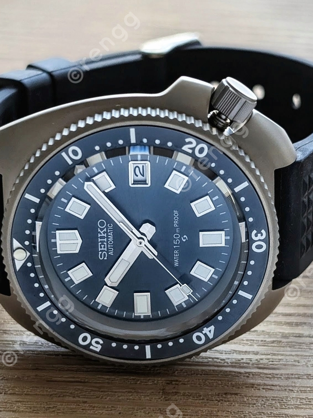 Full Automatic Titanium Diver Mod NH35A 24jewels Retro Willard Sapphire 45mm - Picture 3 of 9